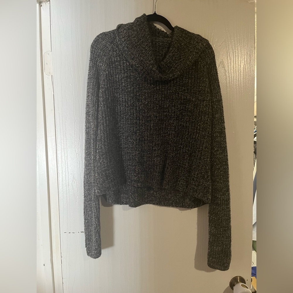 Volcom Charcoal Cowl Neck Sweater